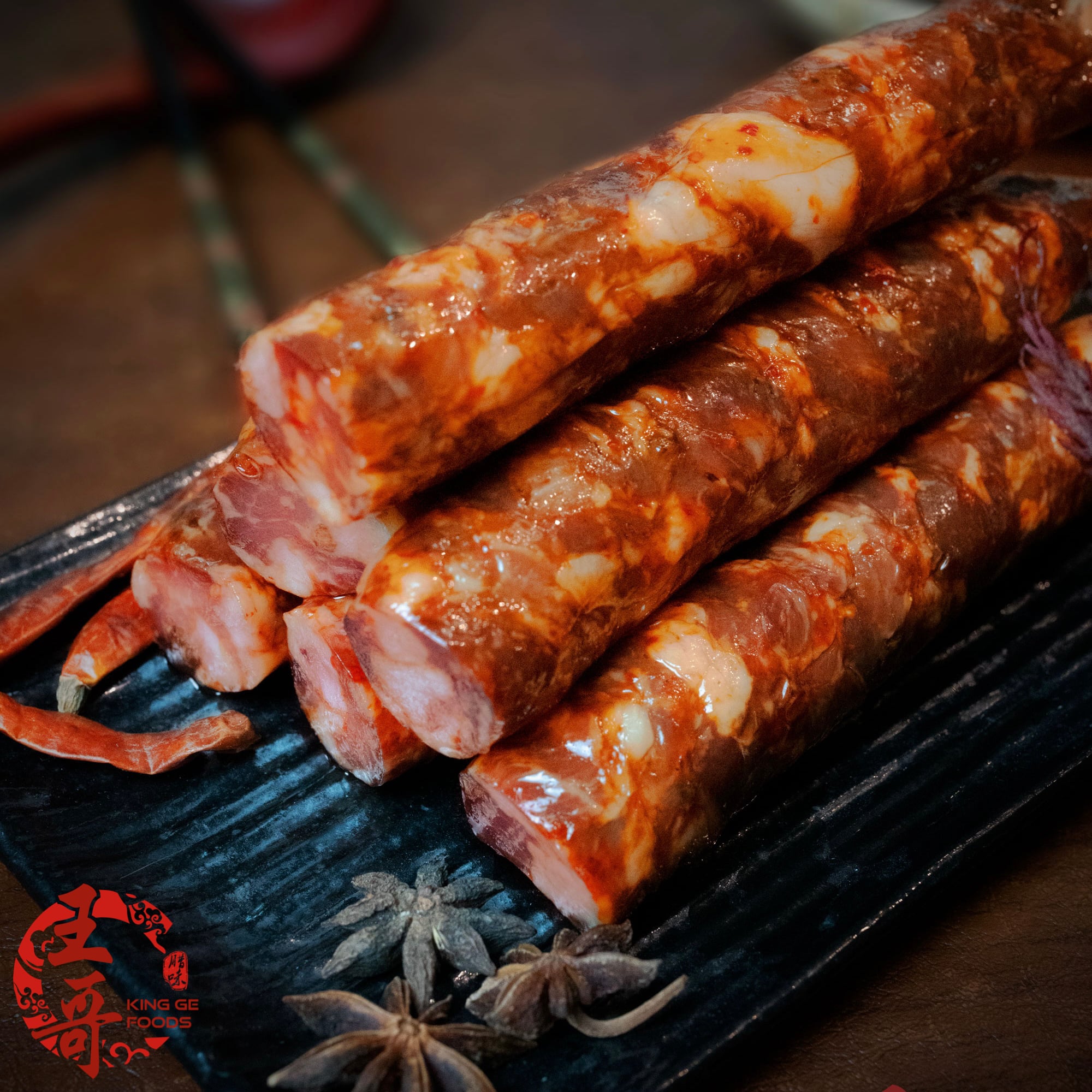 Hot & Spicy Smoked Pork Sausage (Peppercorn)(RAW)